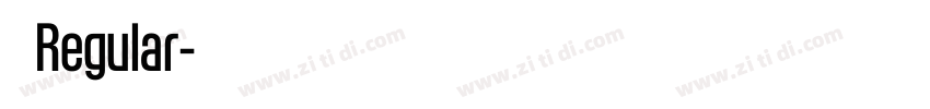 无界黑 Regular字体转换 无界黑 Regular字体转换